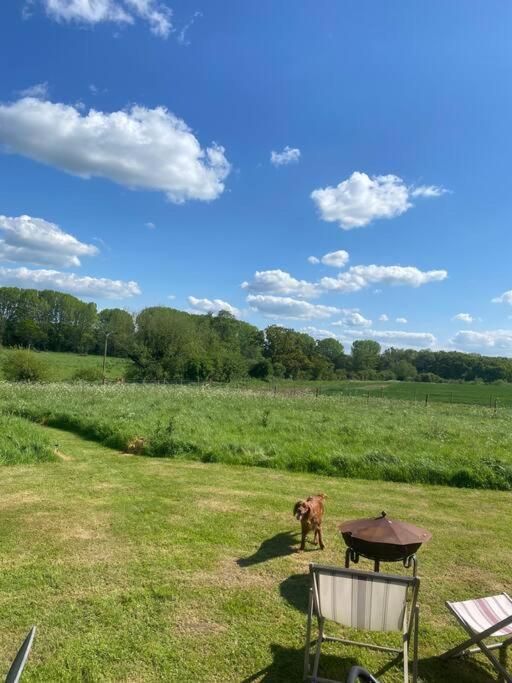 فندق The Hut - A Shepherd'S Hut On Our Family Farm In Warwickshire إيفيشام المظهر الخارجي الصورة